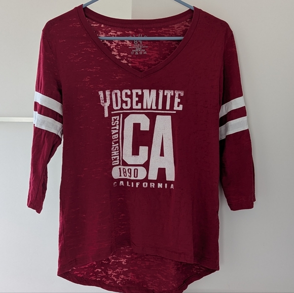 Yosemite National Park Burnout T-Shirt - Picture 1 of 3